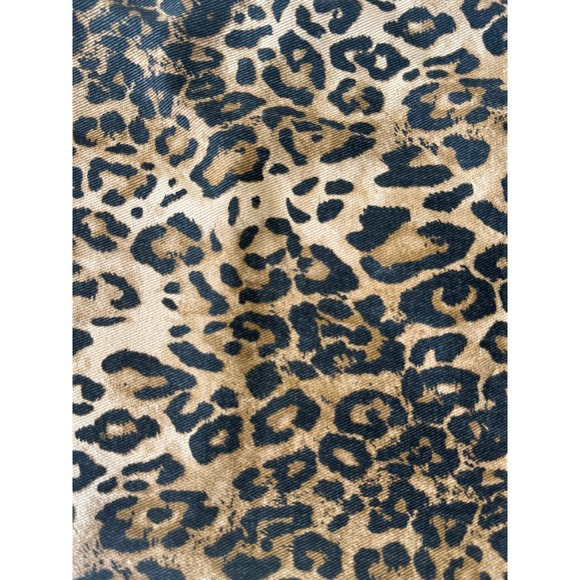 Cider Leopard Print Wide Leg Pants Women's XL 100% Cotton NWT Fun Trendy Neutral - Picture 7 of 12